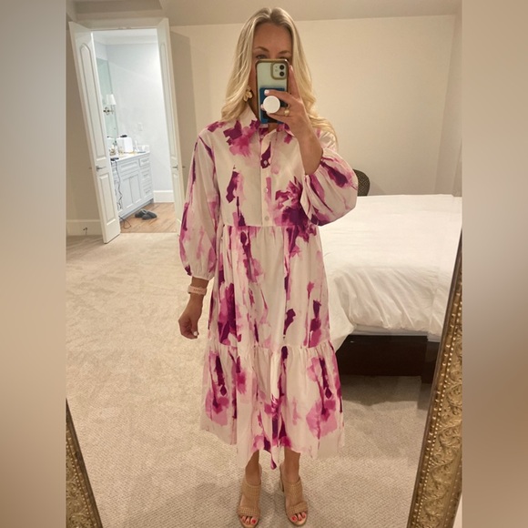 Anthropologie The Bettina Tiered Shirt Dress - Picture 6 of 13